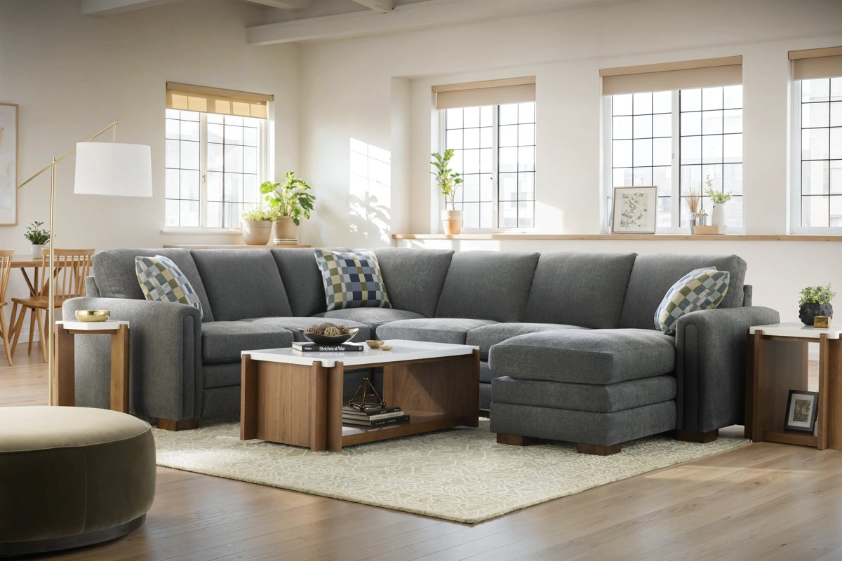 Aspen 3-Piece Sectional with Right Arm Facing Chaise 2