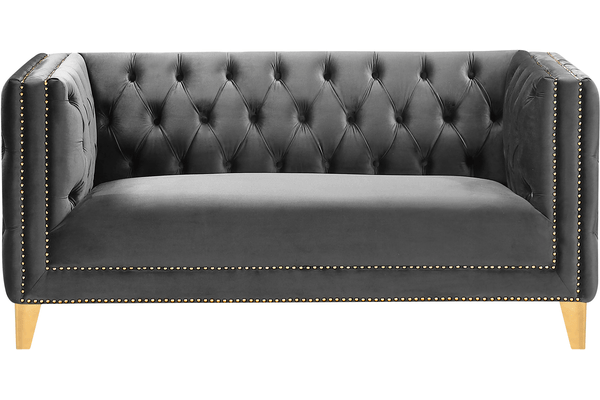 Dara Grey Loveseat