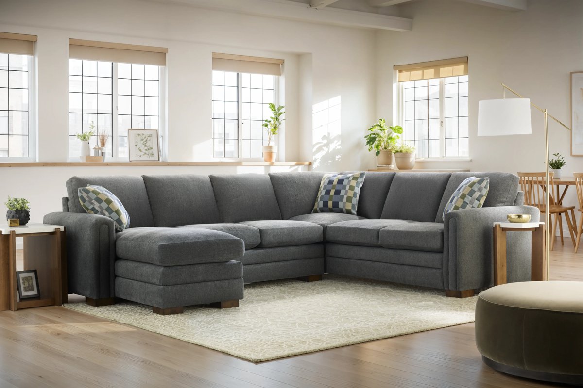Aspen 3-Piece Sectional with Left Arm Facing Chaise 5