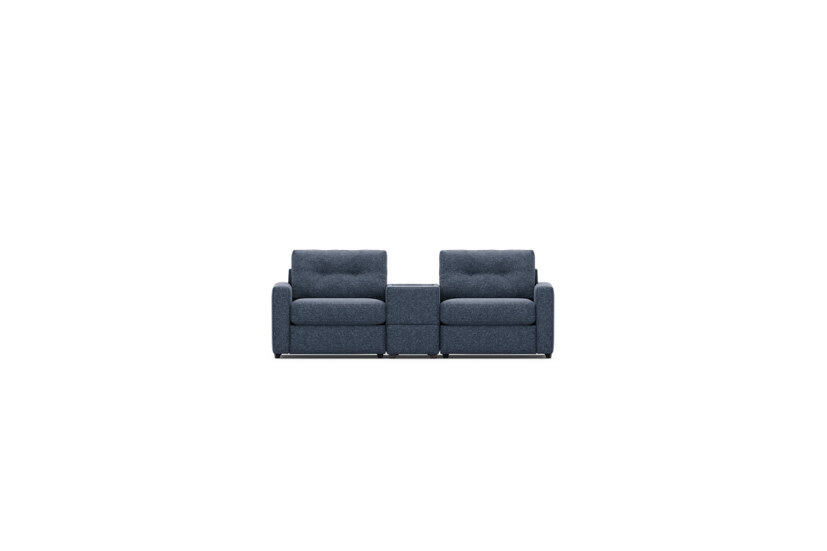 ModularOne Blue Console Loveseat 1