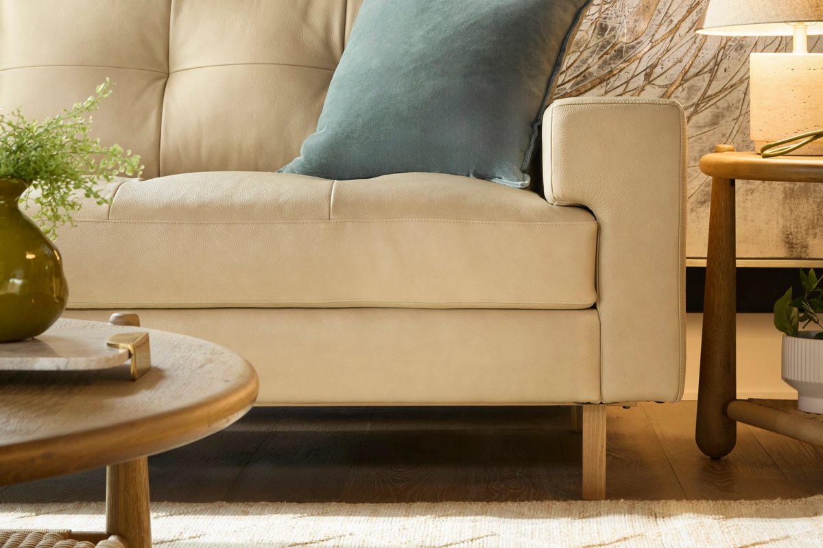 Larson Leather Sofa  11