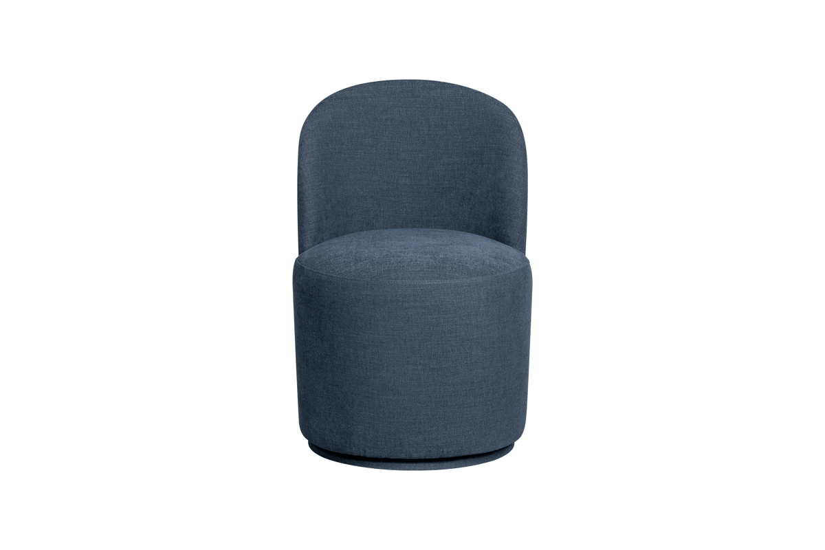 Stages Denim Curved Swivel Chair  2