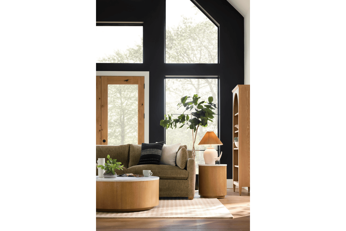 Sylvie Olive Sofa by Rowe 10