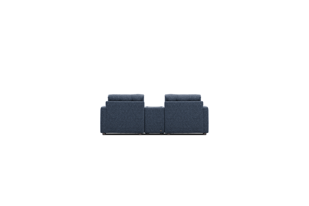 ModularOne Blue Console Loveseat 3