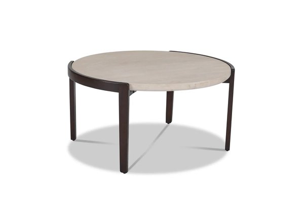 Palette Brown Round Cocktail Table 