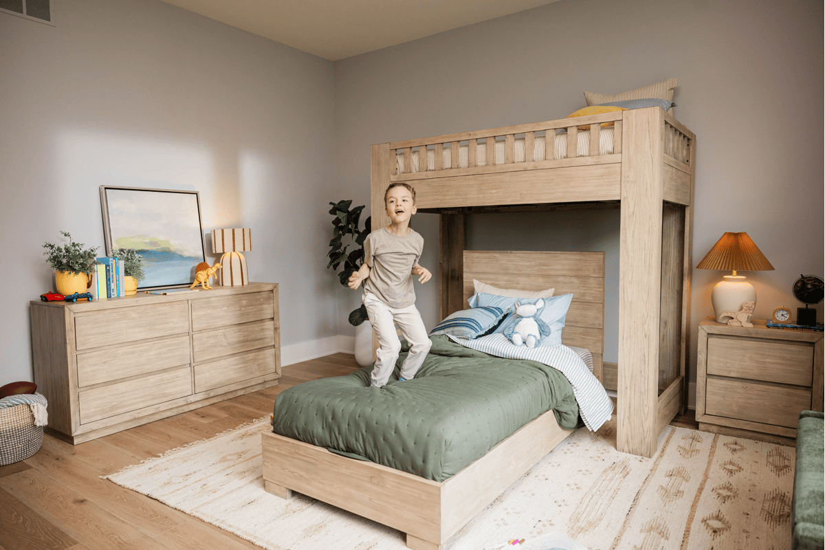 Charlie Natural Twin Loft Bed  5