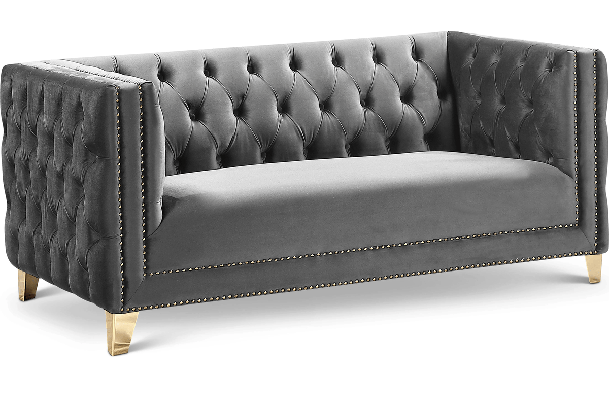Dara Grey Loveseat 2