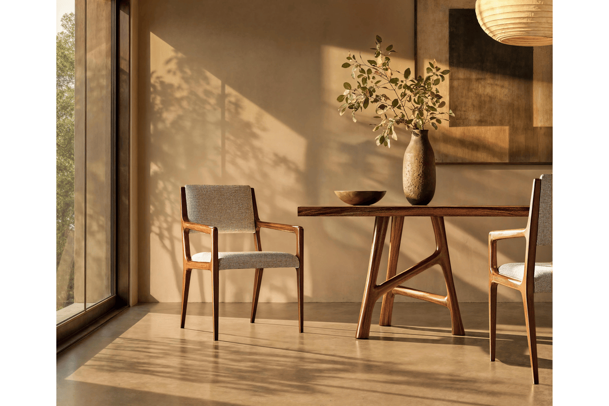 Brasea Table + 4 Side Chairs + 2 Arm Chairs  1