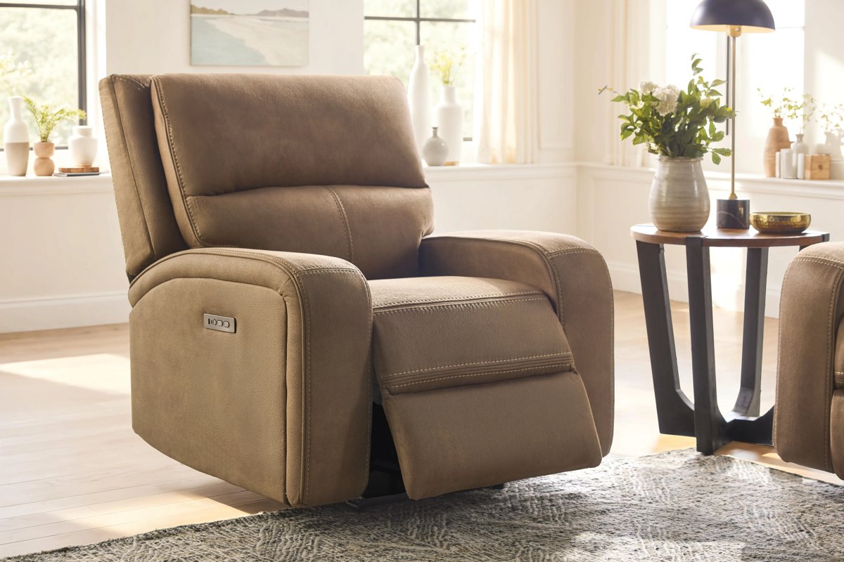 Ironwood Mocha Dual Power Recliner 2