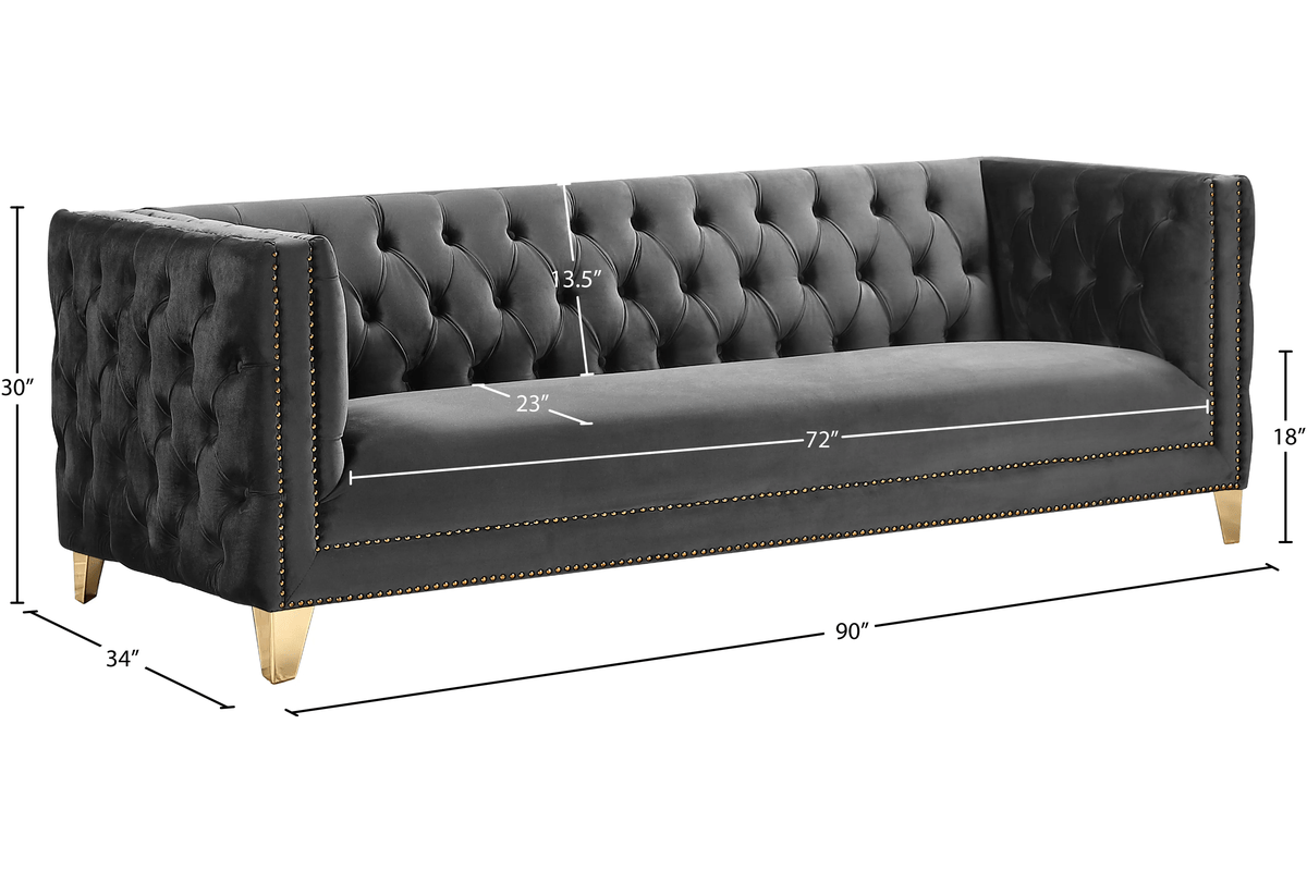Dara Grey Sofa 5