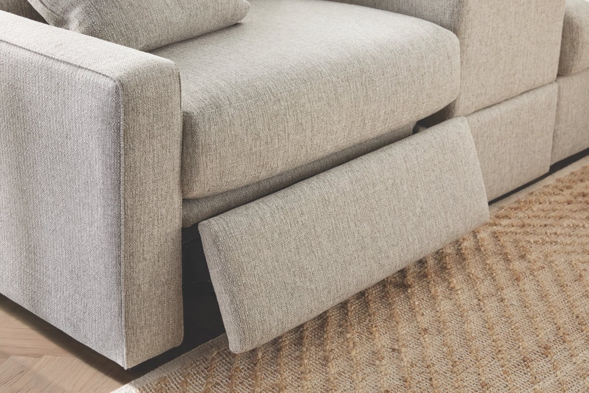 ModularOne Fossil Power Reclining Console Loveseat 10